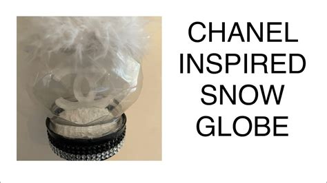 CHANEL INSPIRED SNOW GLOBE